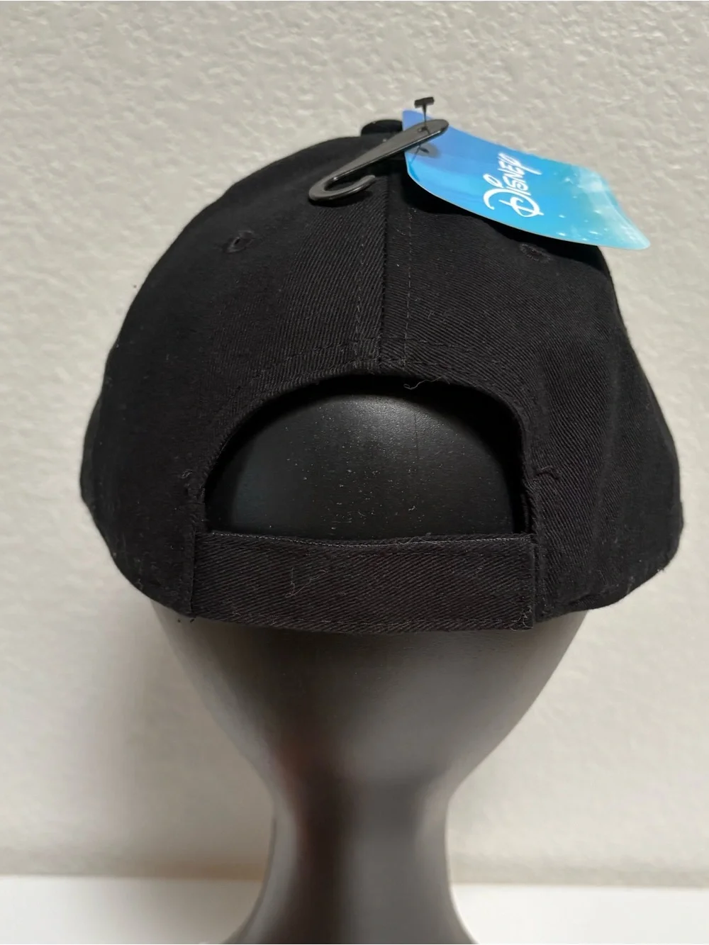 Disney Black Cap with Silver Glitter Mouse Emblem